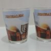 Deux pots " Jérusalem" en verre pour allumer les lumieres du Shabath – Image 2