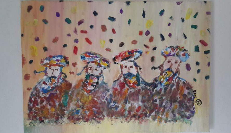 « Joie de vivre » – La peinture de Myriam au profit de Tsahal