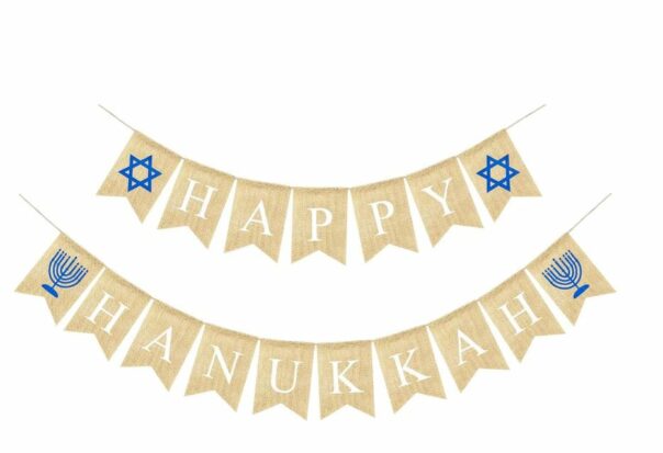 Grande guirlande "Happy Hanukkah"